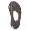 Hot octopuss rechargeable silicone black vibrating cock ring - peaches and screams