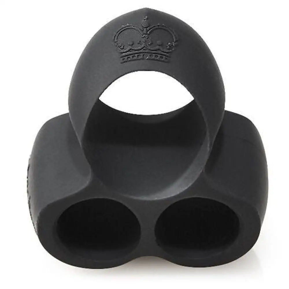 Hot octopuss silicone mini vibrating cock ring black - peaches and screams