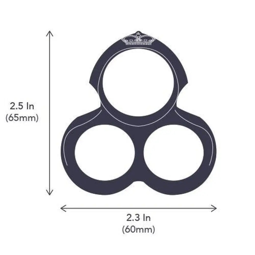 Hot octopuss silicone mini vibrating cock ring black - peaches and screams