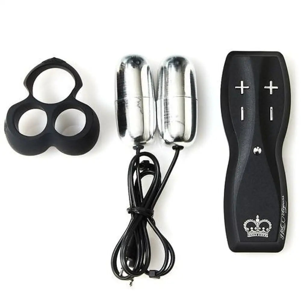 Hot octopuss silicone mini vibrating cock ring black - peaches and screams