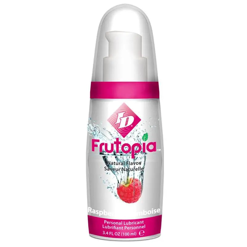 Id Frutopia Sugar-free Water-based Raspberry Sex Lube 100ml - Peaches and Screams