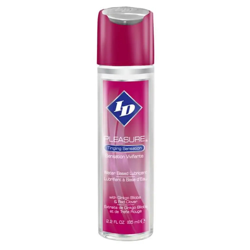 Id glide pleasure tingling water based lubricant 2.2 oz - peaches and screams