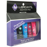 Id pack of 5 water and silicone personal sex lubes - peaches and screams
