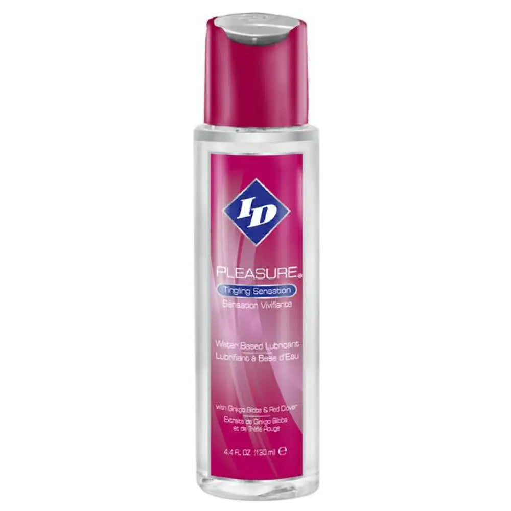 Id pleasure tingling silky smooth water based lube 4.4oz - peaches and screams