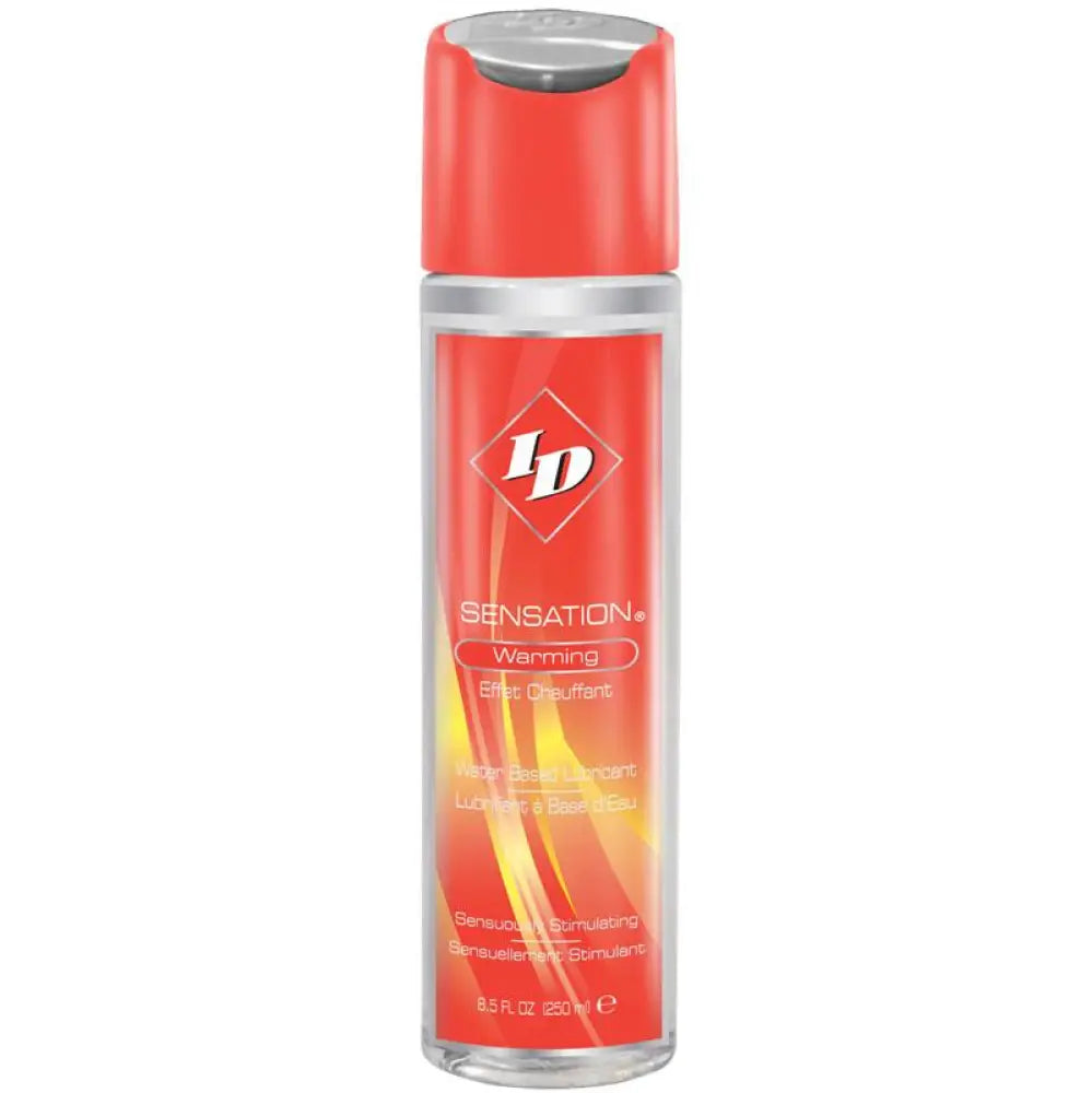 Id sensation water based warming sex lube 8.5 oz - peaches and screams
