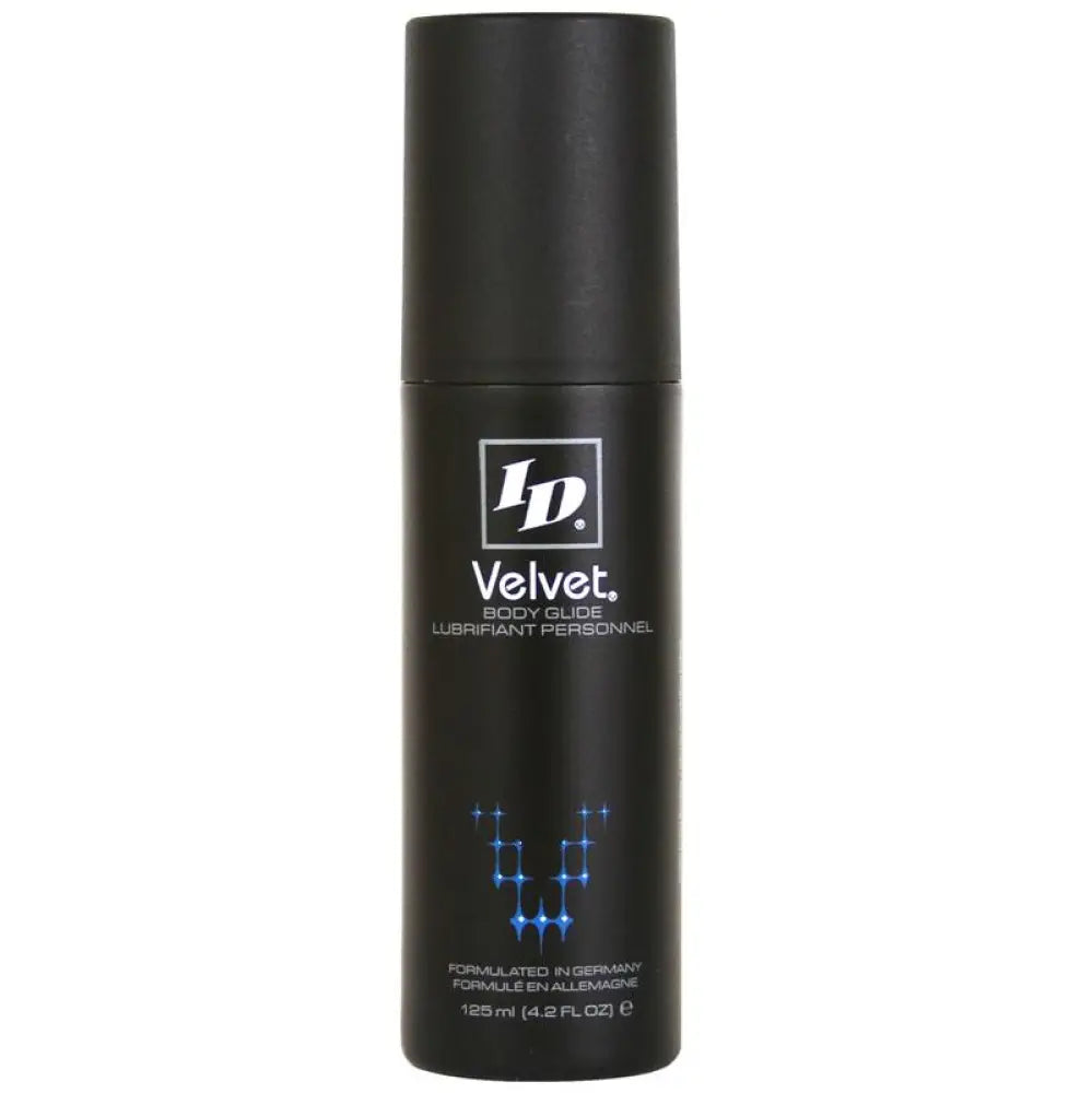 Id velvet body glide silicone lubricant 4.2oz 125ml - peaches and screams