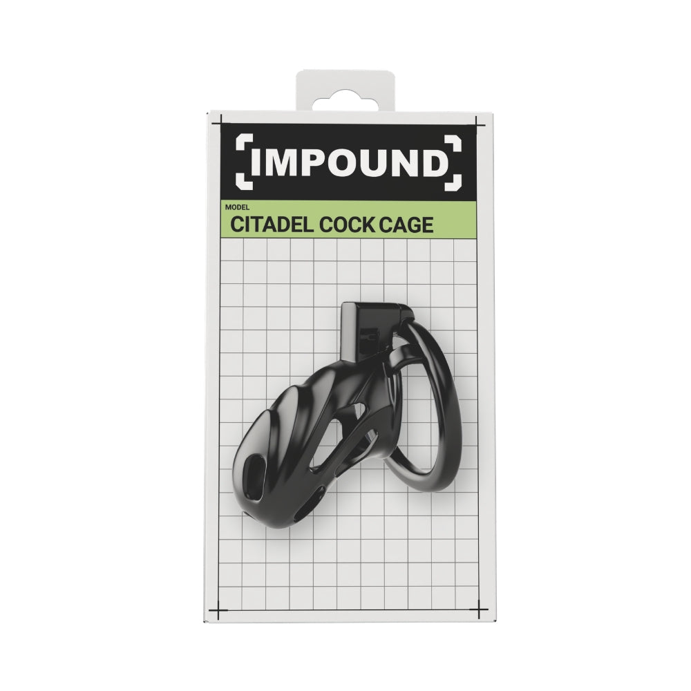 Impound citadel cock cage with interchangeable base ring - chastity cages peaches and screams
