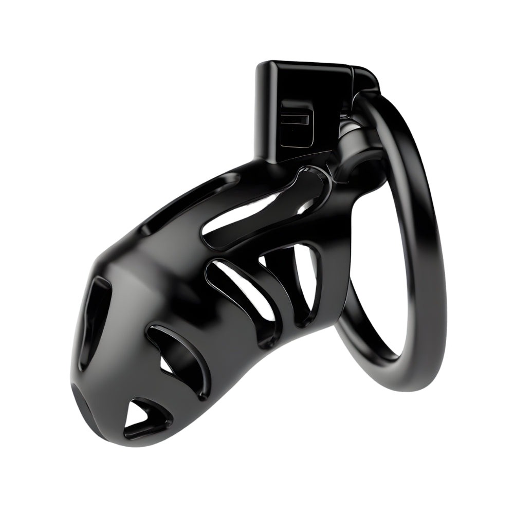 Impound curfew cock cage with base ring - chastity cages peaches and screams