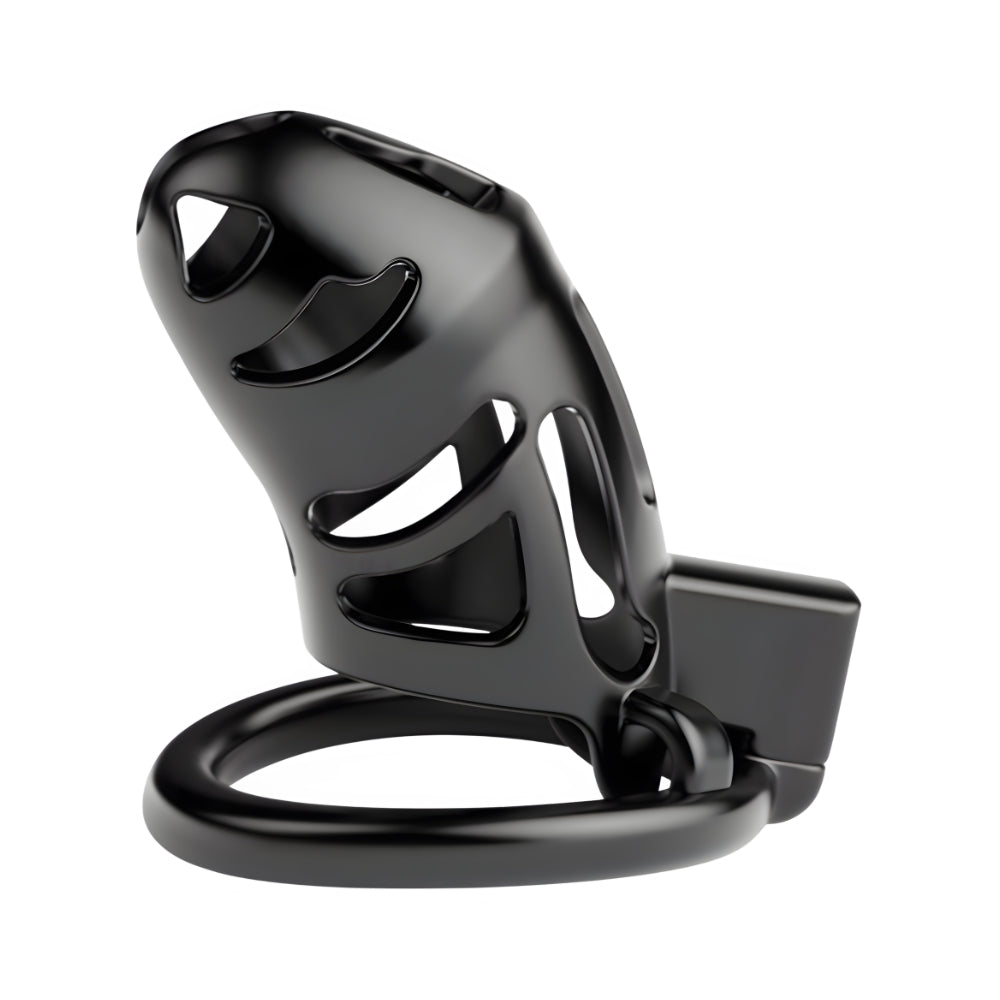 Impound curfew cock cage with base ring - chastity cages peaches and screams
