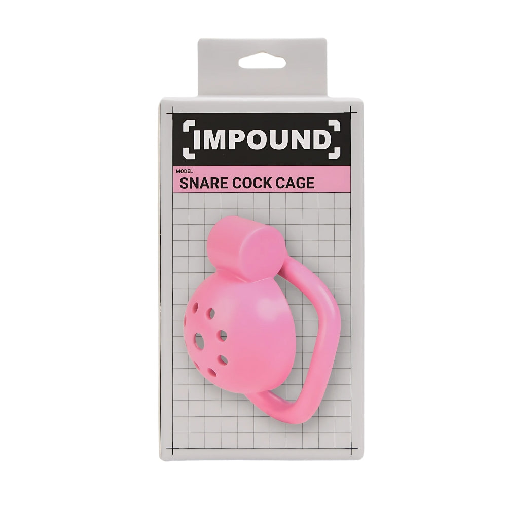 Impound snare cock cage with base ring sizes - chastity cages peaches and screams