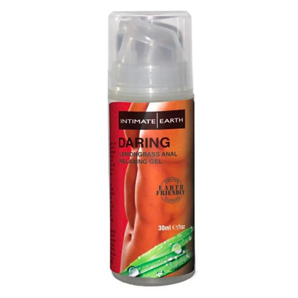 Intimate earth lemongrass adventure anal relaxing gel 30ml - peaches and screams