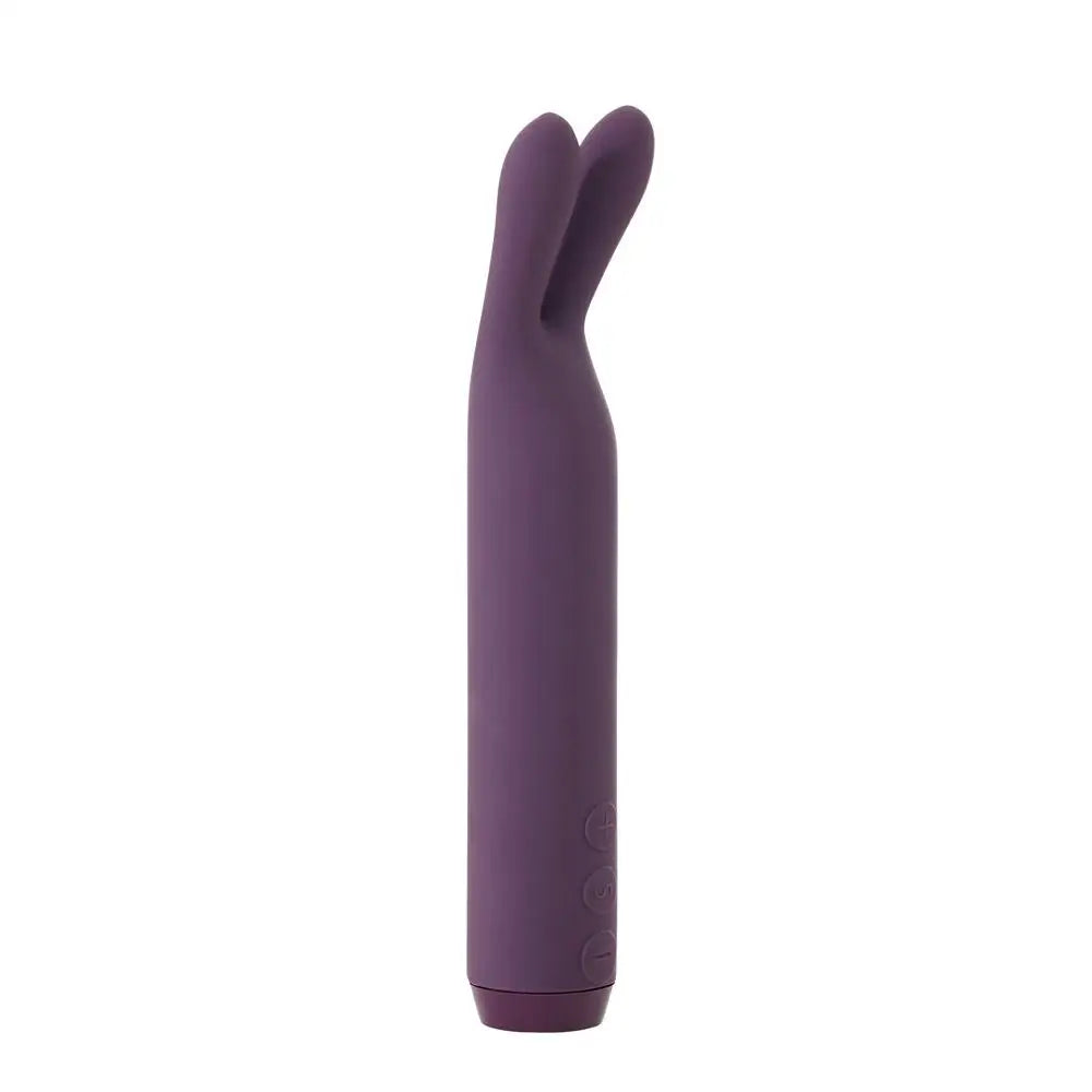 Je joue purple silicone rabbit vibrator with clit stim - peaches and screams