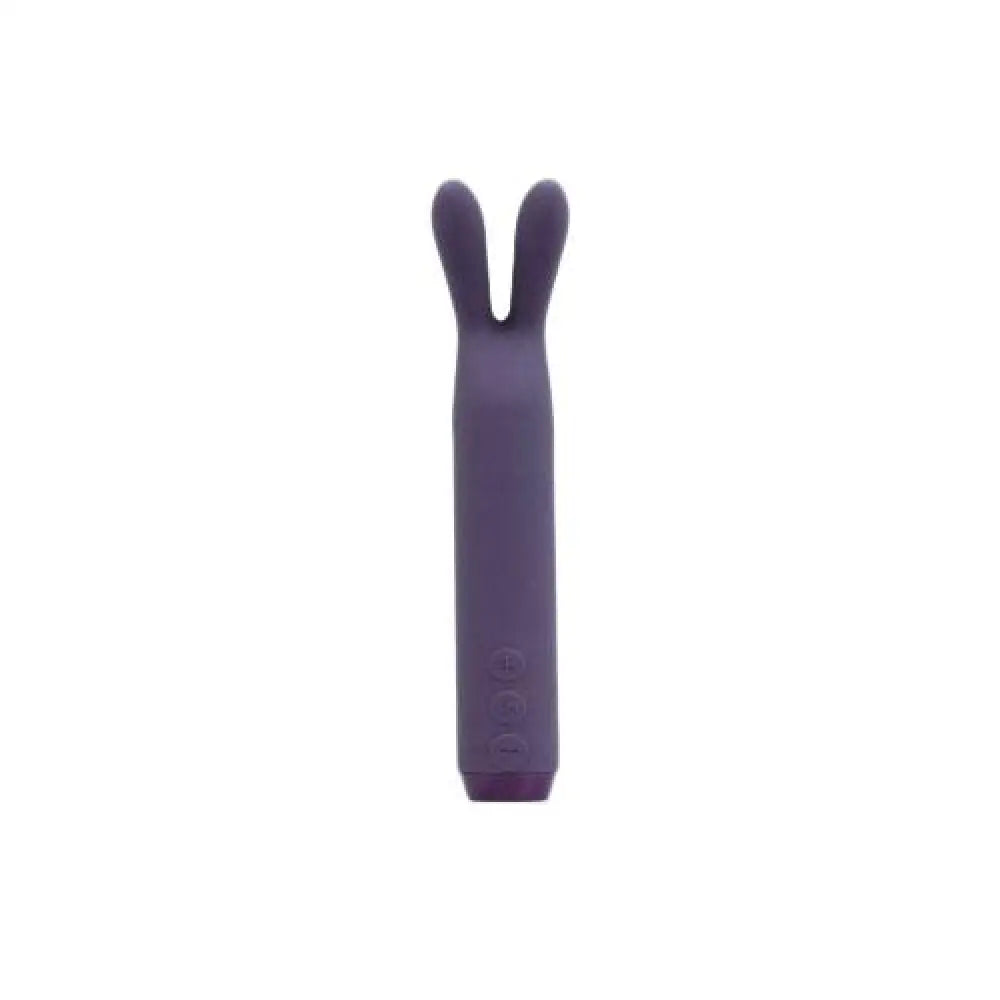 Je joue purple silicone rabbit vibrator with clit stim - peaches and screams
