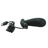 Je joue remote rechargeable vibrating butt plug in black - peaches and screams