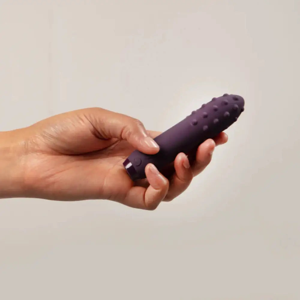 Je joue silicone multi surfaced bullet vibrator purple - peaches and screams