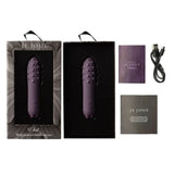 Je joue silicone multi surfaced bullet vibrator purple - peaches and screams