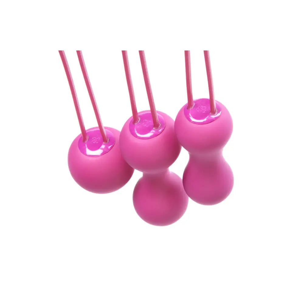Je joue silicone purple kegel balls for pelvic toning - peaches and screams