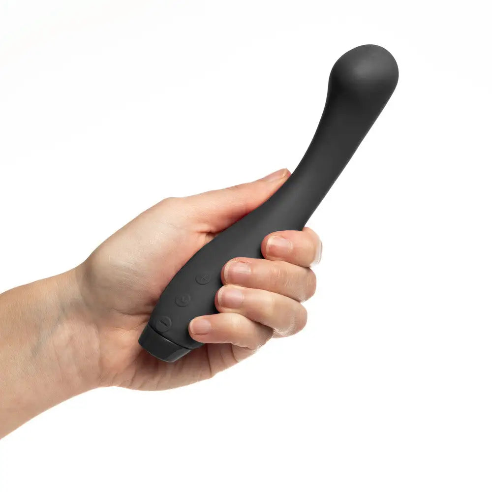 Je joue silicone purple rechargeable g spot vibrator 7 inch - peaches and screams