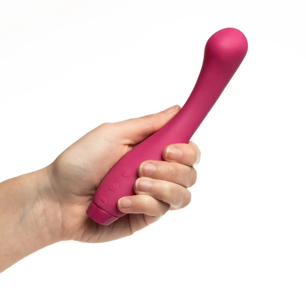 Je joue silicone purple rechargeable g spot vibrator - peaches and screams