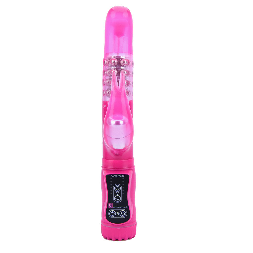 Jessica rabbit g spot vibrator slim shaft metal beads - peaches and screams