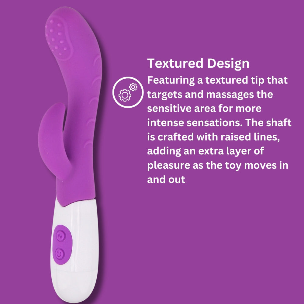 Jessica rabbit textured rabbit vibrator - rabbit vibrators peaches and screams