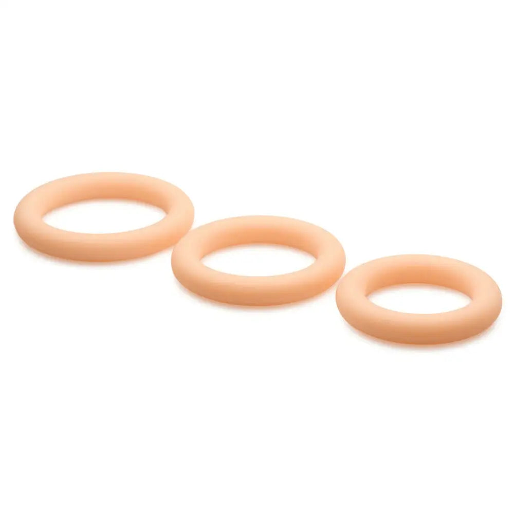 Jock Discreet Silicone Cock Ring Set - Peaches and Screams