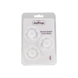 Joyrings enhancement cock ring set (3 pack) - cock rings peaches and screams