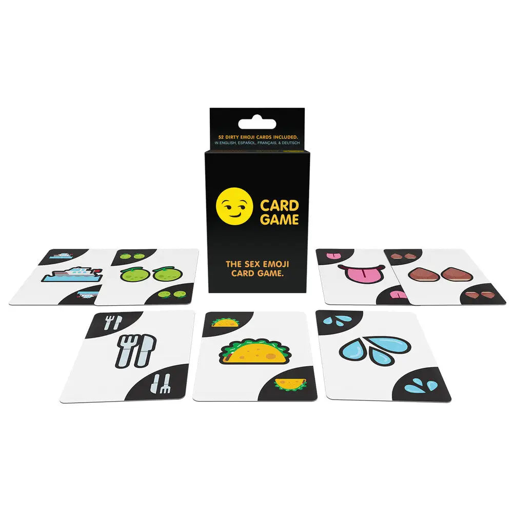 Kheper sex emoji card game for couples and foreplay fun - peaches and screams