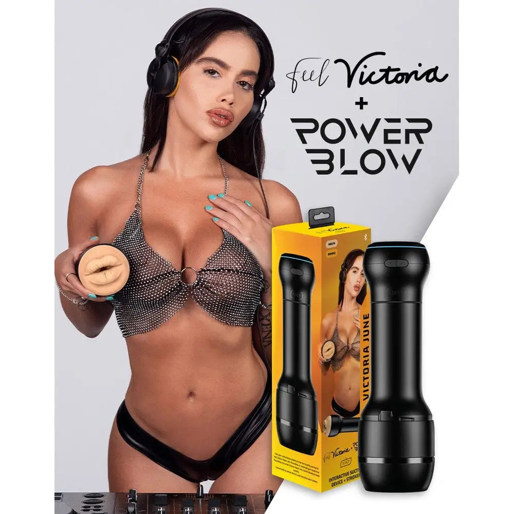 Kiiroo combo interactive powerblow victoria june masturbator - peaches and screams