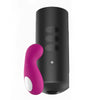 Kiiroo silicone black rechargeable vibrating masturbator - peaches and screams