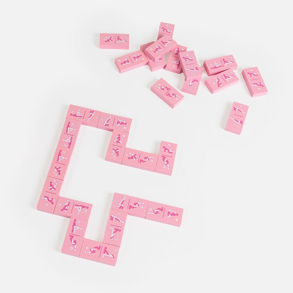 Kinky domino game - fun and games peaches and screams