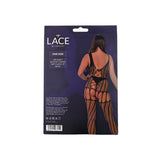 Lace by lj crochet bodystocking black - peaches and screams