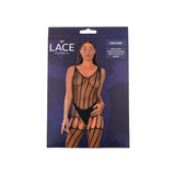 Lace by lj crochet bodystocking black - peaches and screams