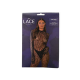 Lace by lj leopard print catsuit with gloves - peaches and screams