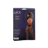 Lace by lj leopard print catsuit with gloves - peaches and screams