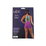 Lace by lj ombre faux lace up mini dress - peaches and screams