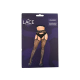 Lace by lj plus size suspender pantyhose - peaches and screams