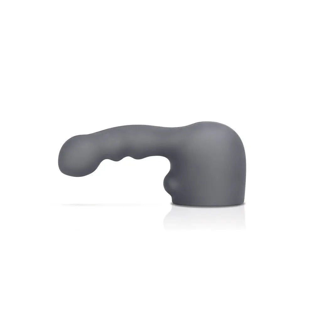Le wand ripple weighted silicone wand attachment grey - peaches and screams