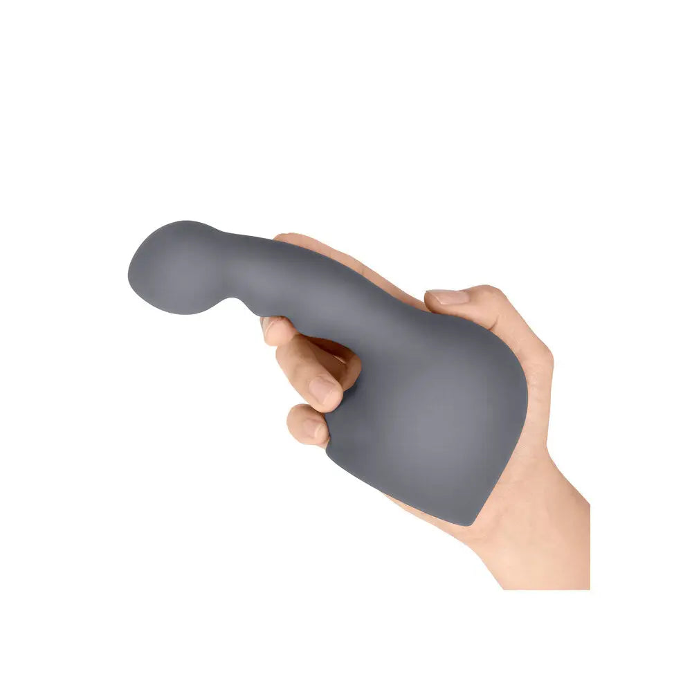 Le wand ripple weighted silicone wand attachment grey - peaches and screams