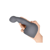 Le wand ripple weighted silicone wand attachment grey - peaches and screams