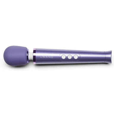 Le Wand Silicone Purple Multi Speed Rechargeable Wand Massager - Peaches and Screams