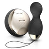 Lelo black remote rechargeable vibrating orgasm ball - peaches and screams