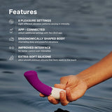 Lelo gigi 3 app controlled g-spot vibrator deep rose - g-spot vibrators peaches and screams