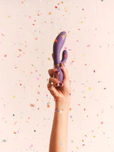 Lelo ina thrust rabbit vibrator purple twilight - rabbit vibrators peaches and screams