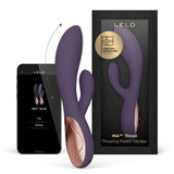 Lelo ina thrust rabbit vibrator purple twilight - rabbit vibrators peaches and screams