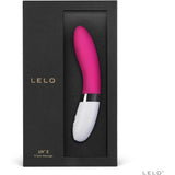 Lelo liv 2 cerise silicone pink rechargeable g spot vibrator - peaches and screams