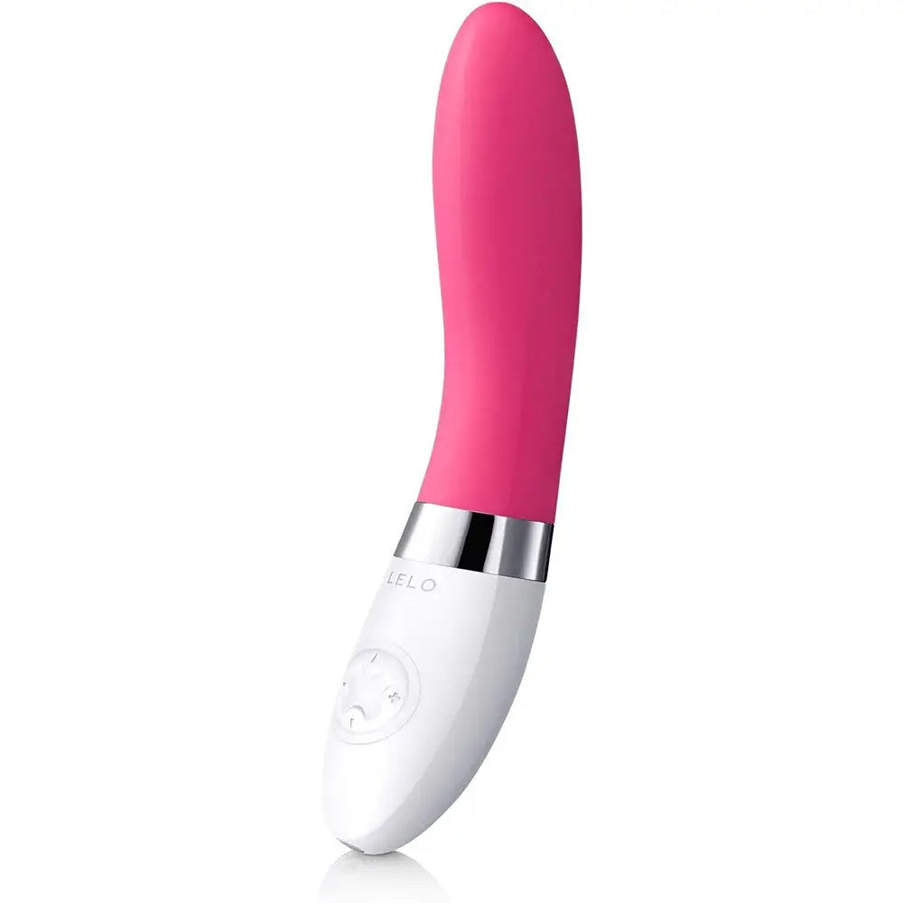 Lelo liv 2 cerise silicone pink rechargeable g spot vibrator - peaches and screams
