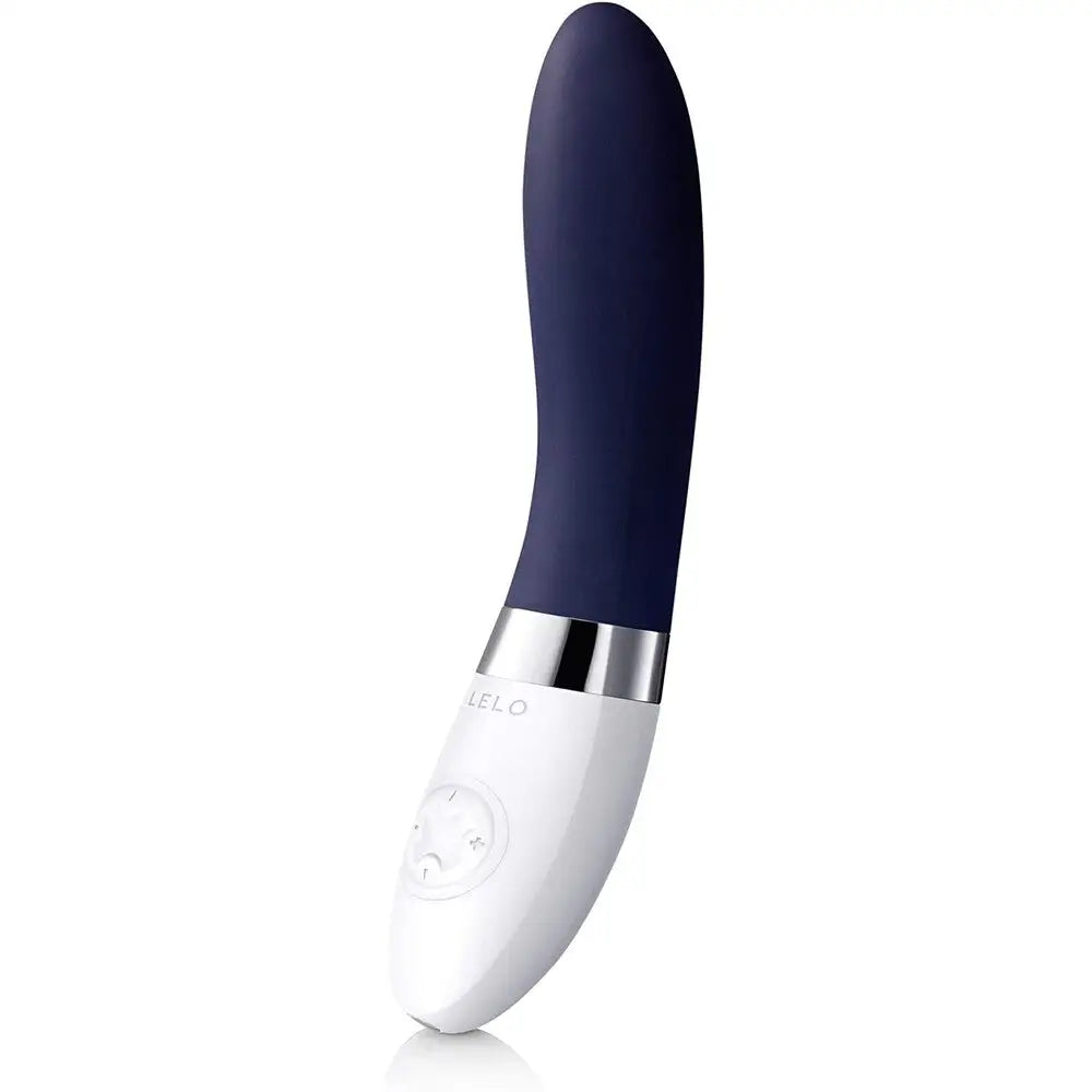 Lelo liv 2 silicone blue rechargeable g spot vibrator - peaches and screams