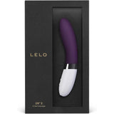 Lelo liv 2 silicone purple rechargeable g spot vibrator - peaches and screams