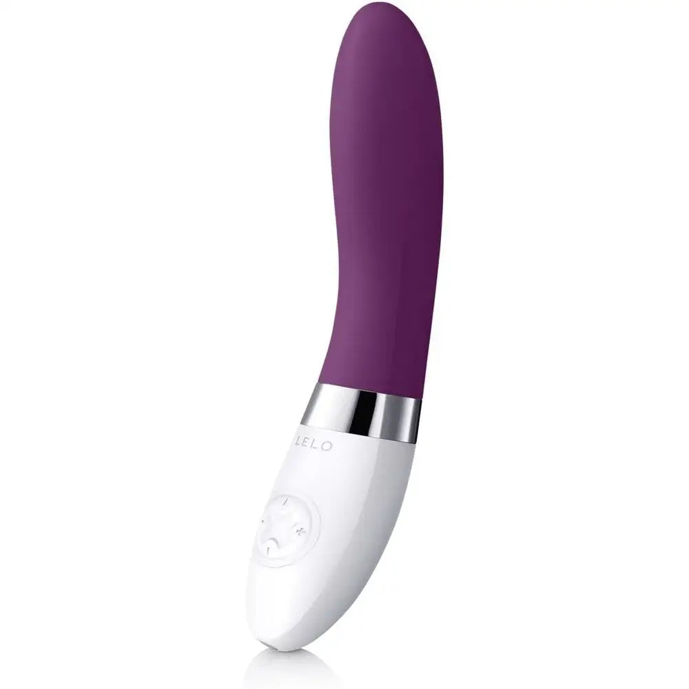 Lelo liv 2 silicone purple rechargeable g spot vibrator - peaches and screams